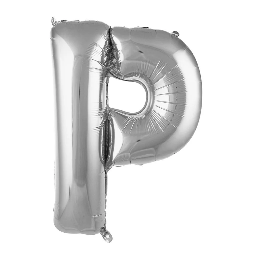 Folyo Balon Gümüş P 34 İnç 76 Cm